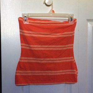 Orange tube top